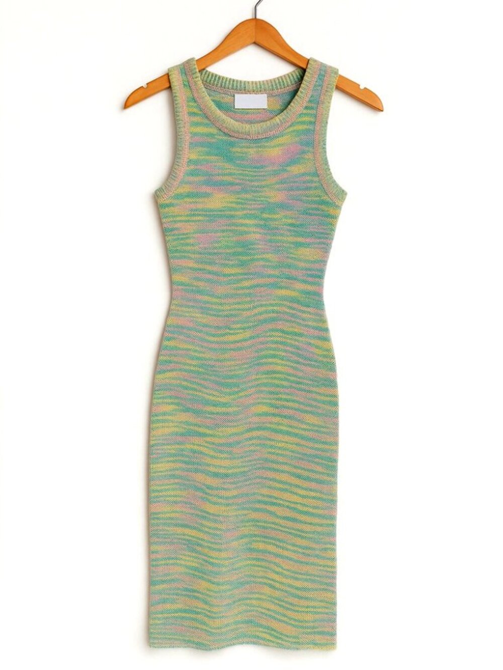 Isalis Pastel Knit Bodycon Dress